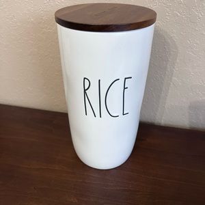 Rae Dunn Rice Canister